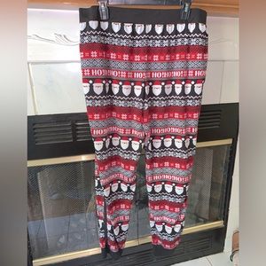 No Boundaries Women’s Santa’s Ho Ho Ho Lounge Pants w/Pockets SZ XL (15/17)